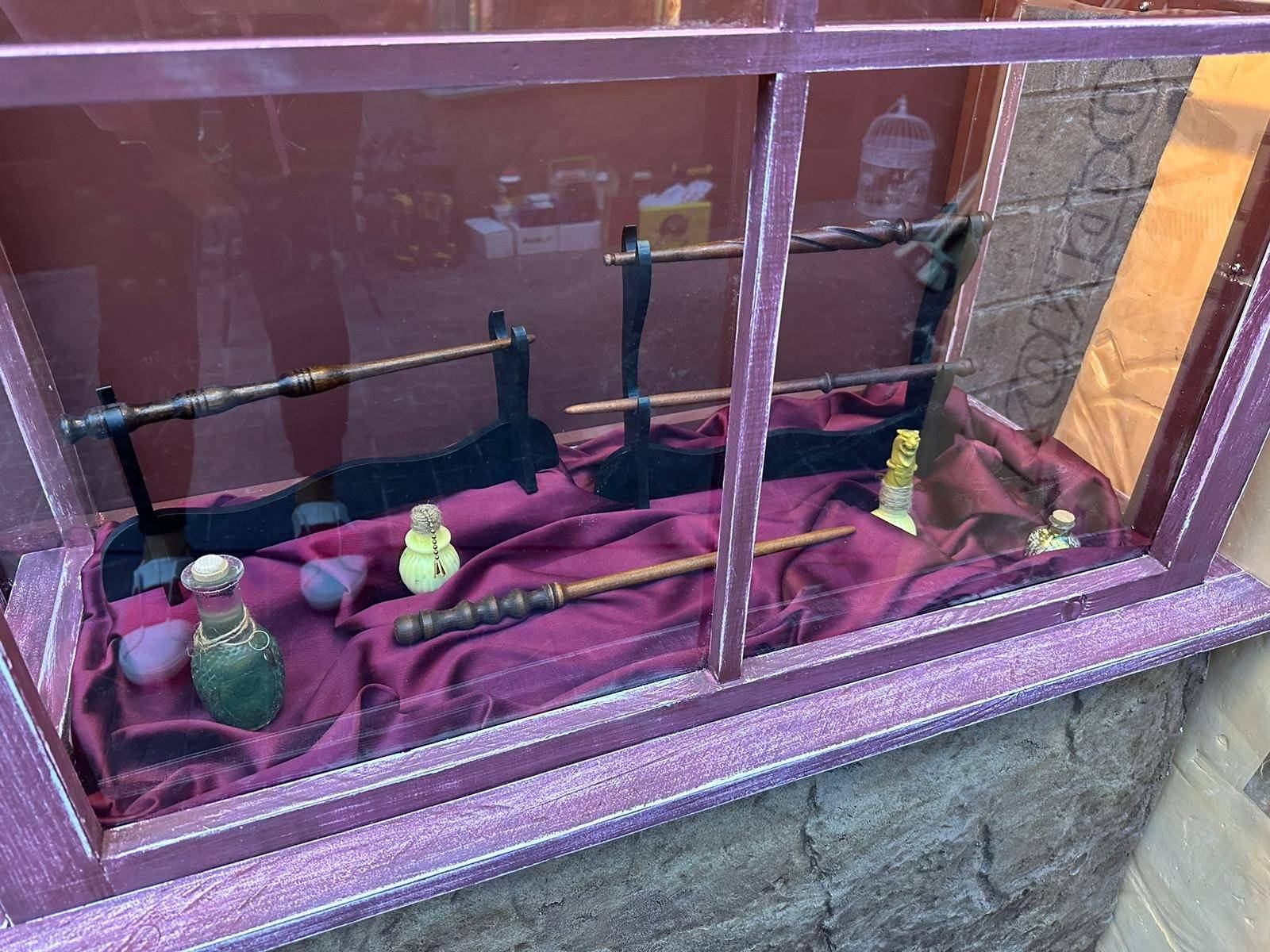 Der Zauberstab-Laden: das Zauberstab-Schaufenster