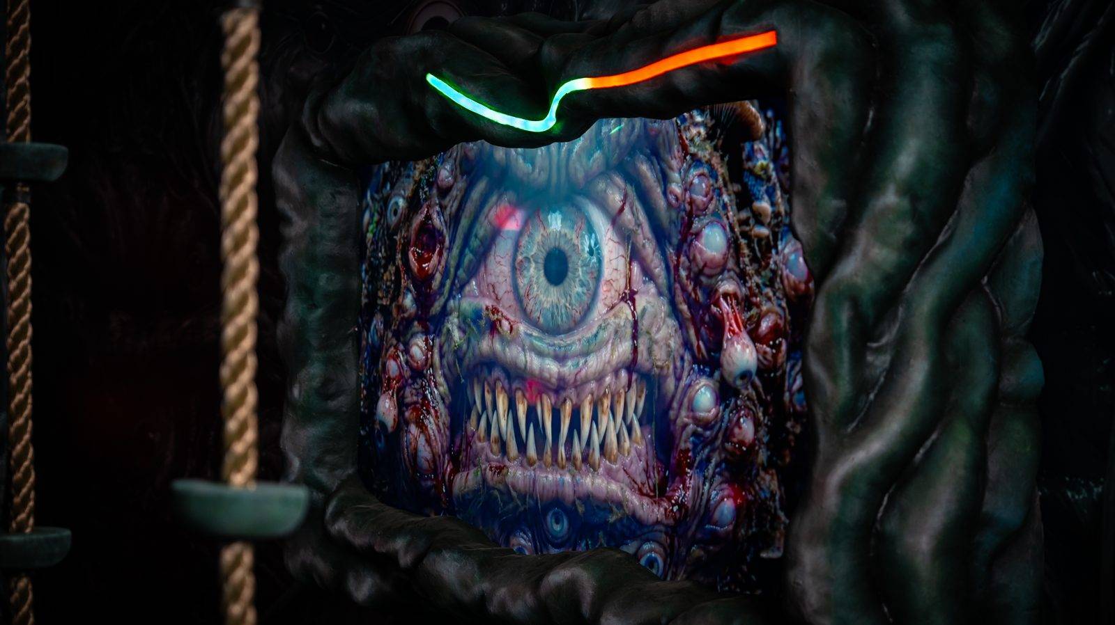 Many Eyes, the final boss of the Monstroom action escape room