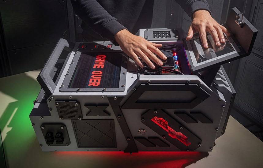 Jeu d'évasion portable de destruction de bombes