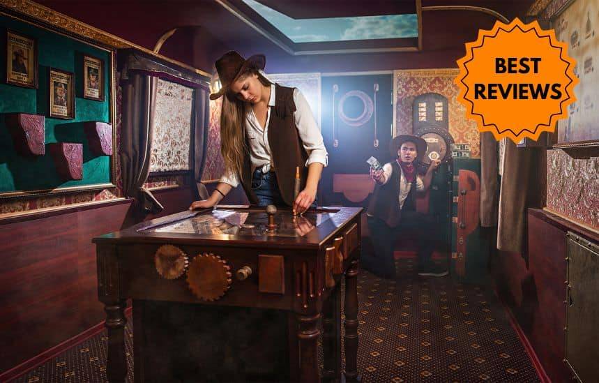 Turn-key escape room steam punk train