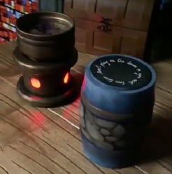 Indestroom Magic School props at Red Lock Escape Rooms