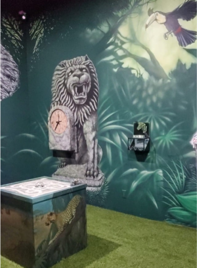 Escape room “Indestroom Jungle” presso La Clef de l'Enigme, Québec