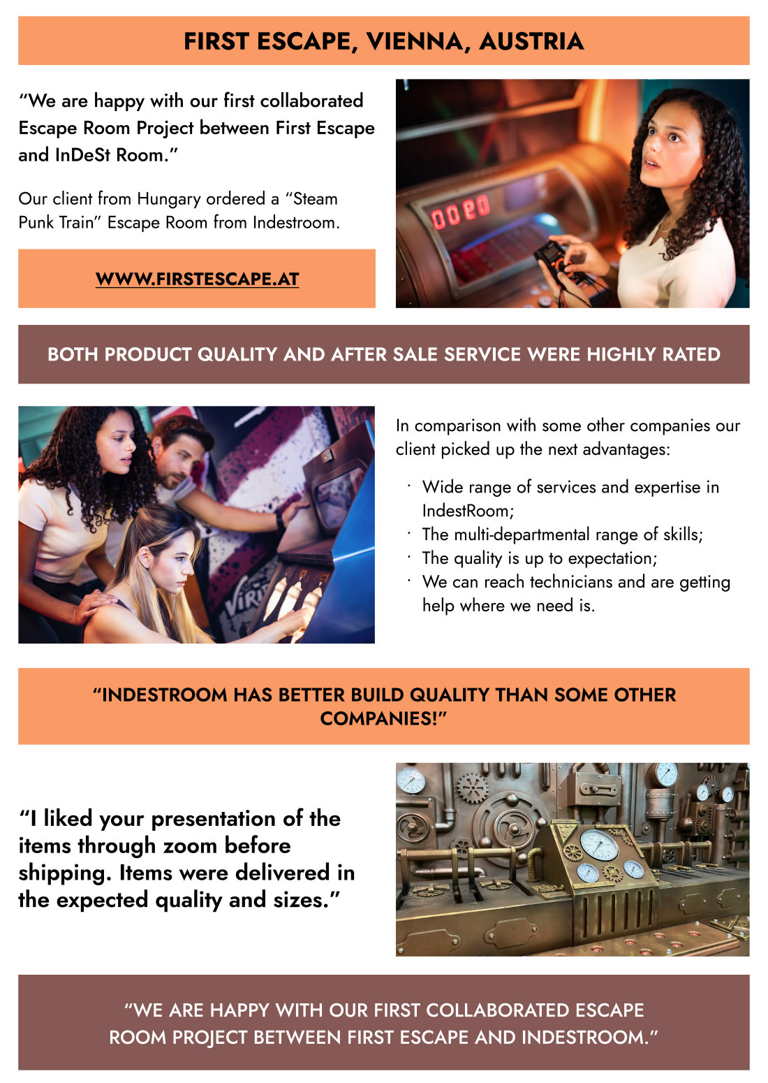 INDESTROOM ESCAPE ROOMS CONSTRUCTION COMPANY ESCAPE ROOM